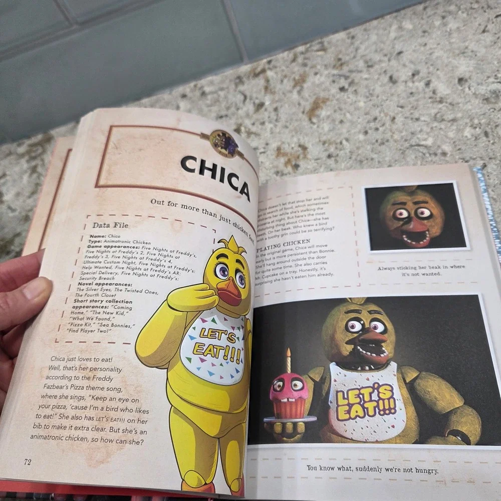 Five Nights at Freddys Official Character Encyclopedia FNAF Guide Book Hardcover